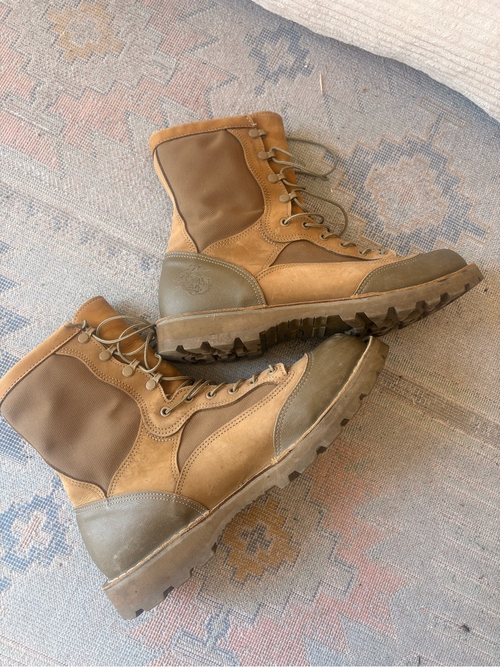 Danner Men's Tactical Lace-Up Boots - Tan & Olive